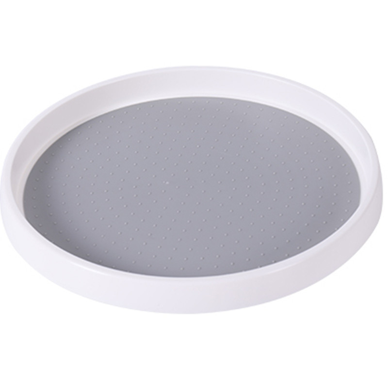 Drehbarer Gewürzständer, Küchengewürzregal, Gewürzkarussell, Drehbarer Gewürzhalter, Drehbares Tablett, Rundes Tablett Für Küche, Kühlschrank, Schrank, Tisch, Esche Weiß, Einteilig