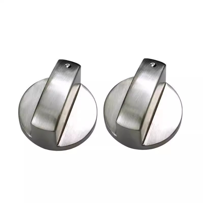 Beinhaltet Zwei Gasherdknöpfe, Universelle 8-mm-ersatzknöpfe (winkel: 0°) Und Robuste Schalter Mit Metallischer Oberfläche (silber).