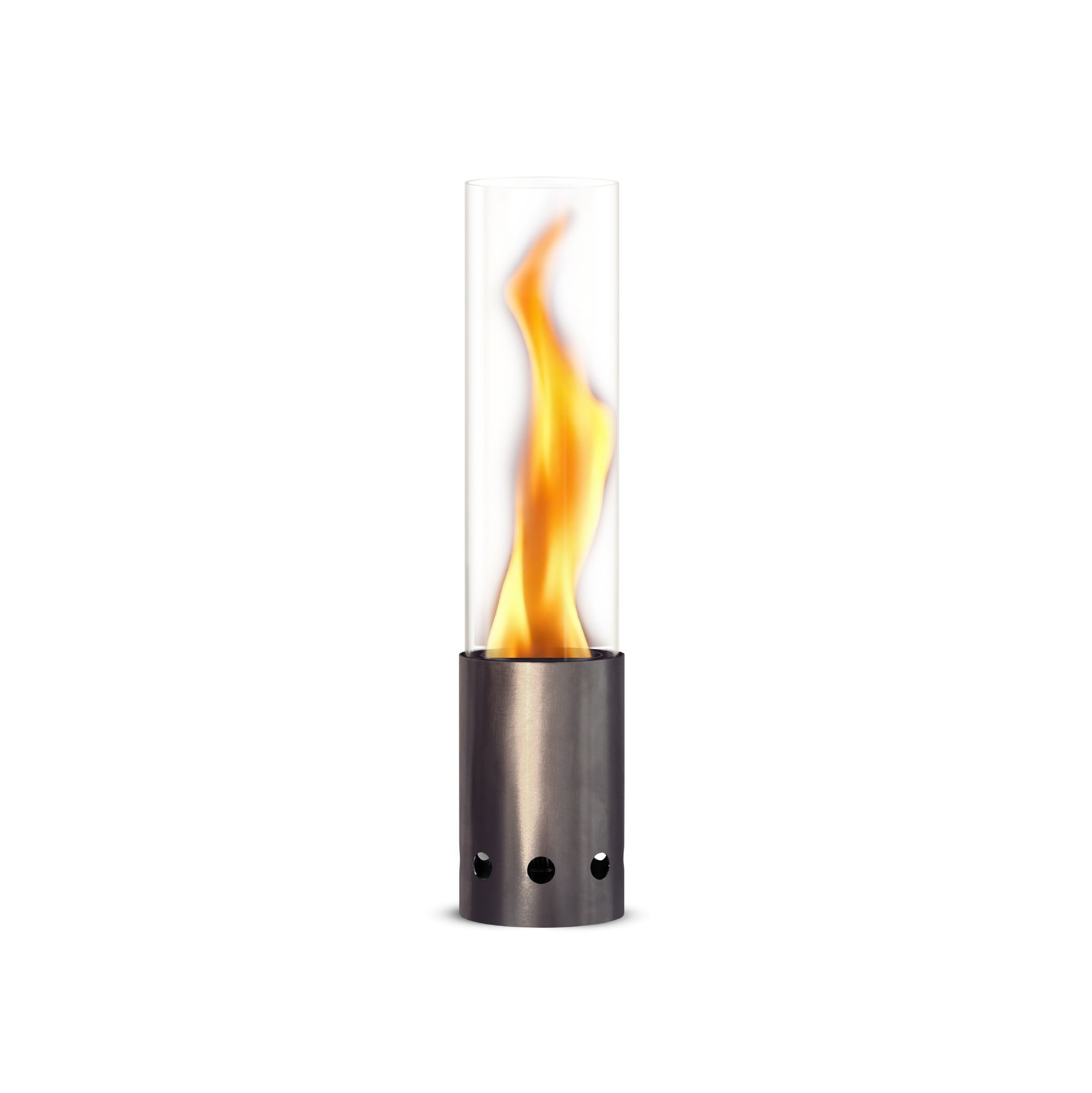 Gardenflare Tischfeuer Edelstahl Silber