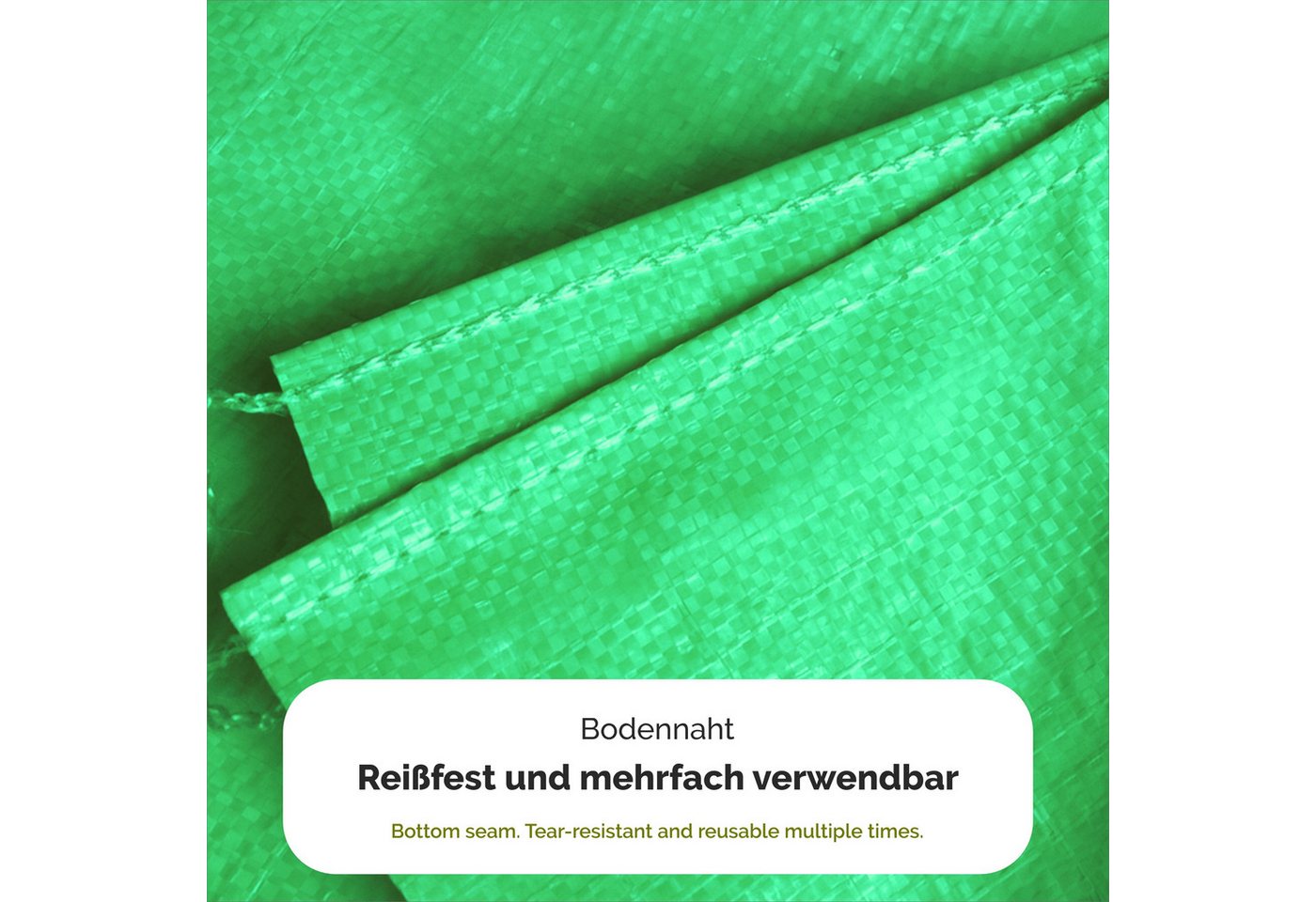 Garronda Polypropylensack 85 X 50 Cm 10 Stück Getreidesack Aus Pp Für Lagerung & Sand Reißfest 25 Kg Belastbar – Vielseitig Einsetzbar: Gewebesäcke Sandsäcke Gartensack Hochwasserschutz Gd-0161 Bild 4