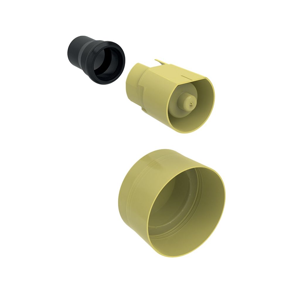Geberit Gis Schutz- Und Markierstopfen Set Mit Spülbogenverlängerung 45mm Pe-hd 240303002