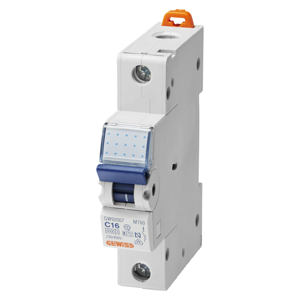 Gewiss - Leitungsschutzschalter (mt 60, 1p Charakteristik C 20a, 1 Te) - Gw92008