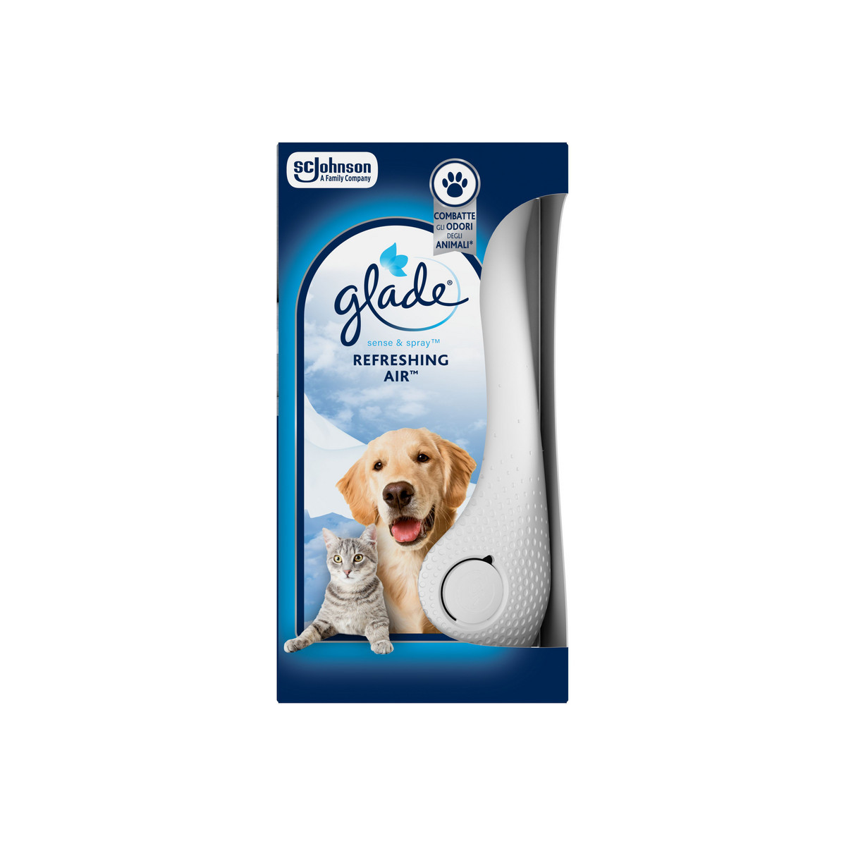 Glade Pet Sense & Spray Nachfüllpackung Für Elektrischen Duftspender Refreshing Air 18 Ml