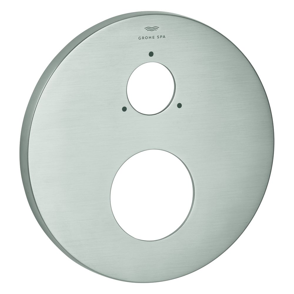 Grohe Rosette Rund Für Einhandmischer-fertigmontageset, Supersteel, 49250dc0