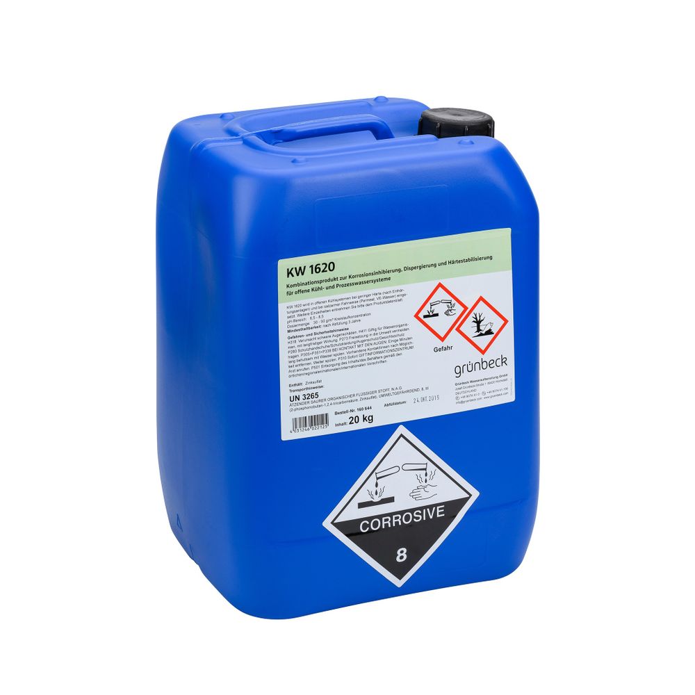 Grünbeck Dosierchemikal Kw 1620, Korrosionsschutzchemikal Mit Dispergator, 20kg, 160644