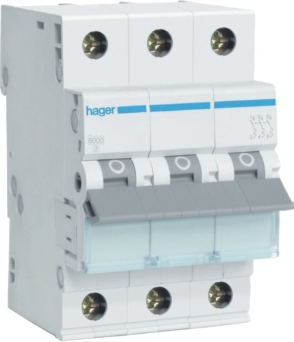 Leistungsschutzschalter Hager Mbn320e 20a 6ka 3-polig