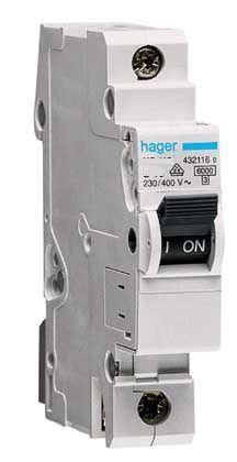 Leistungsschutzschalter Hager Mbn110e 10a 6ka