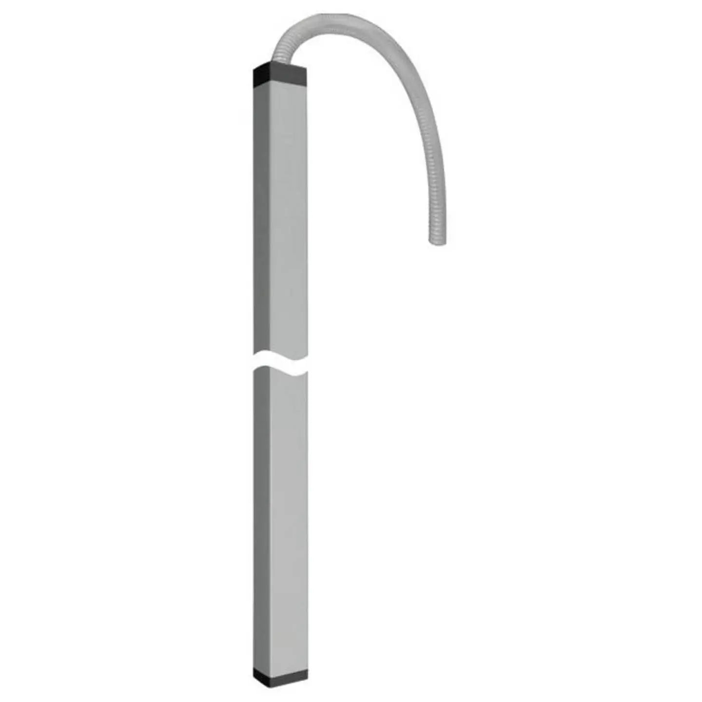 [neuwertig] B-ware Hager Deckenanschlusssäule Installationssäule Aluminium Schlauch Geräteeinbau