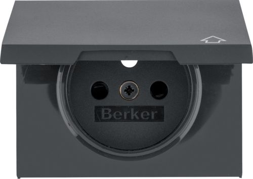 Abdeckplatte Hager 3965777106 Kinderschutz Ip20 Matt