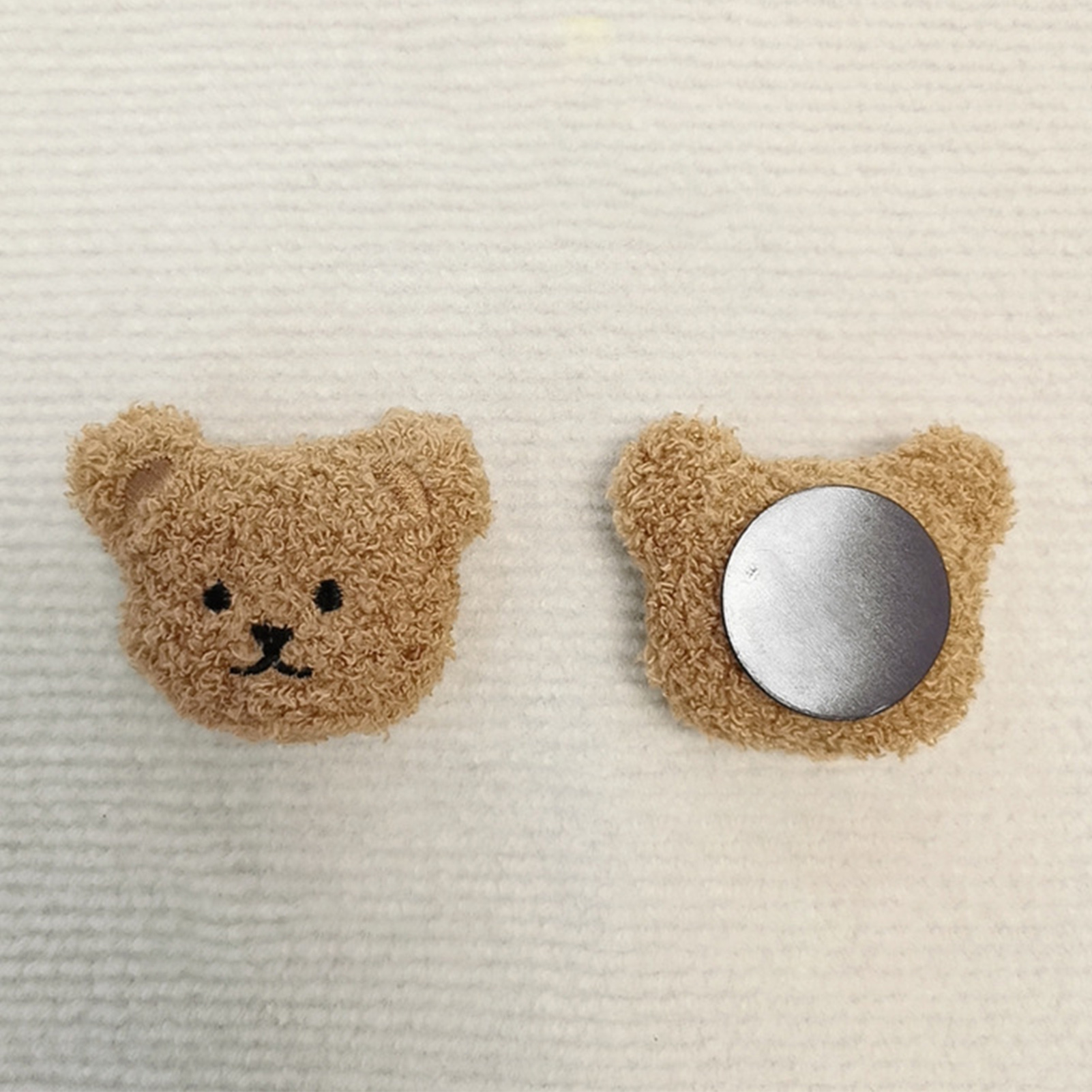 Kühlschrankmagnet In Teddybärform, Weicher Gummimagnet, 3d-tiermagnet Für Die Dekoration Von Küche Und Café