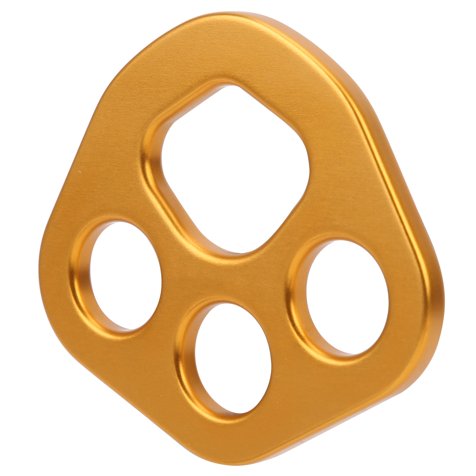 4-loch-riggingplatte, 30 Kn, Seilankerpunkte, Verbindungsstück, Kletterausrüstung, Gold