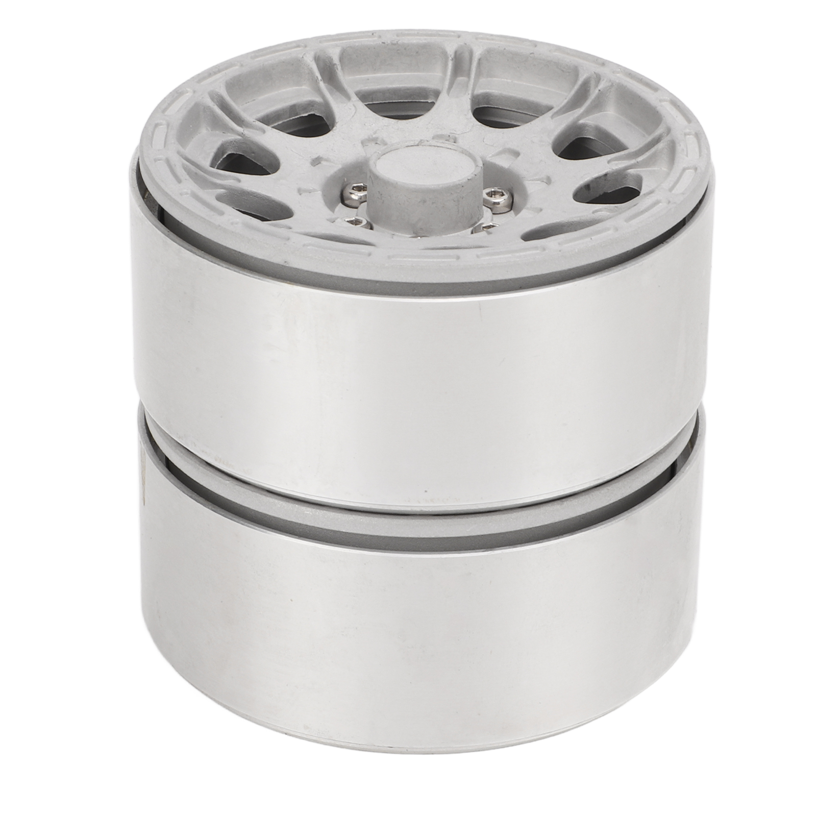 1,9 Zoll Beadlock-felge Aus Aluminiumlegierung Für Axial Scx10 Rc-car (silber)