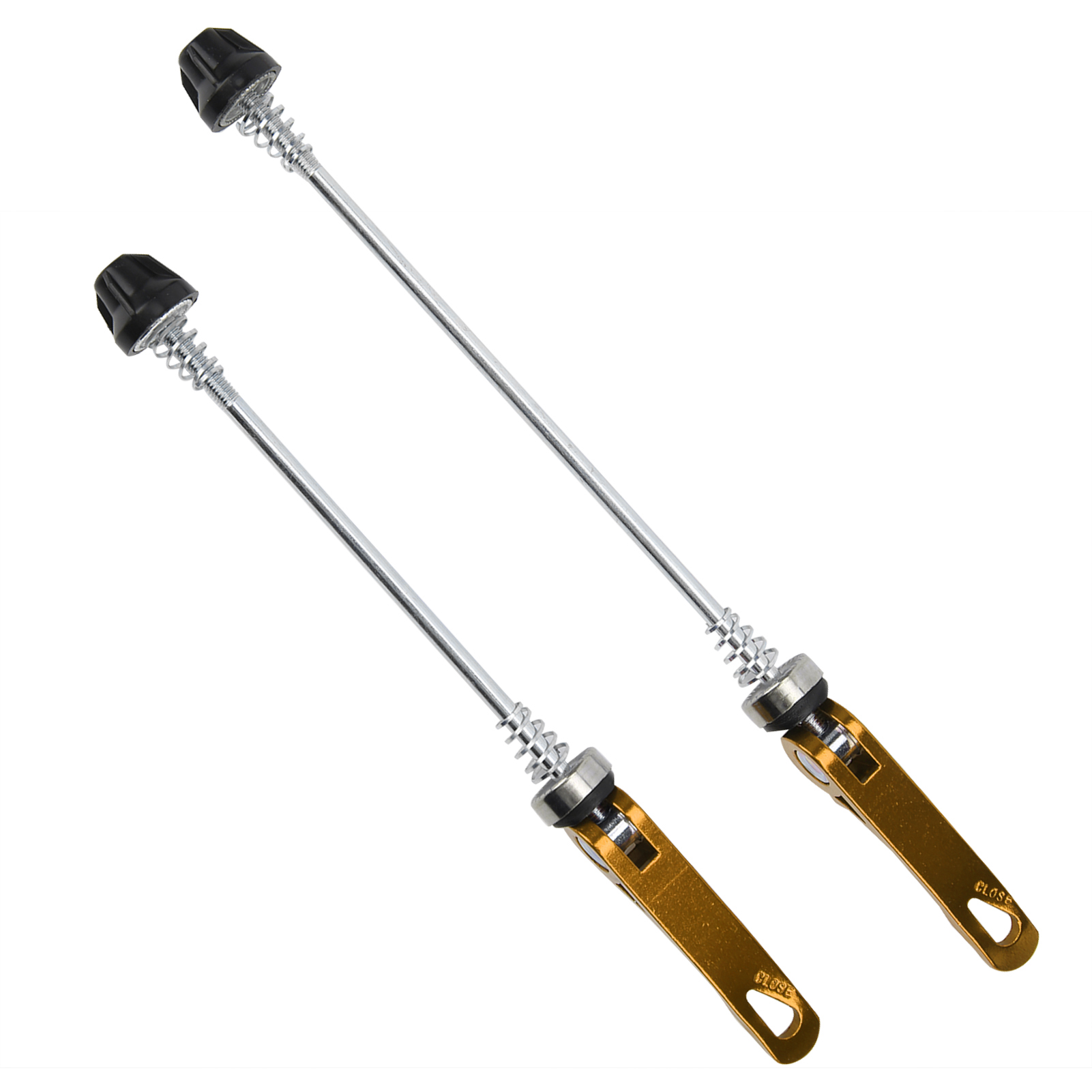 Stück Schnellspanner Für Rennrad Und Mountainbike, Zubehör Für Vorder- Und Hinterrad, Goldfarben