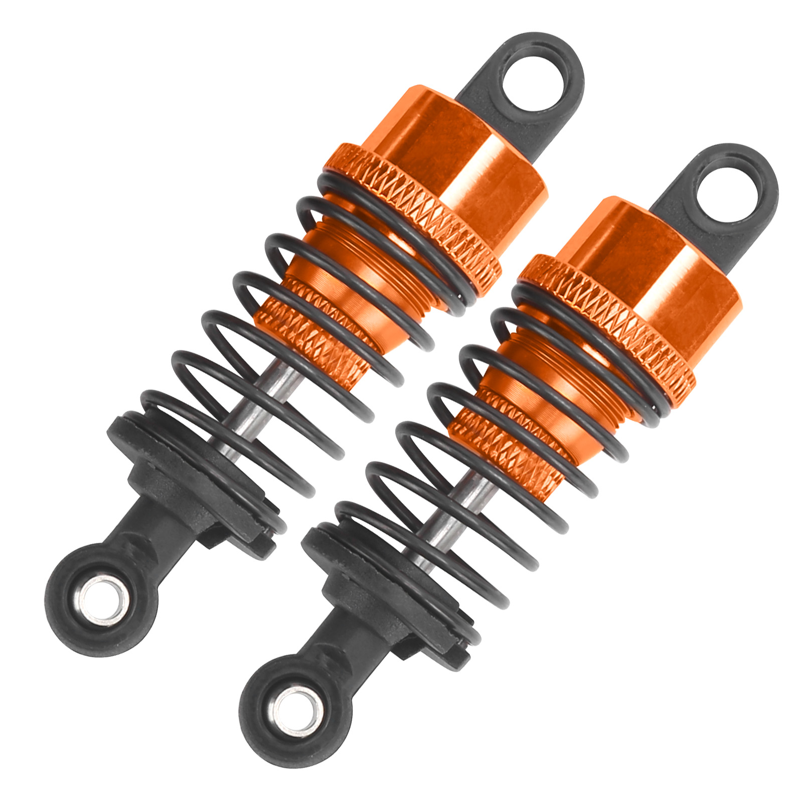 2 Stück Verstellbare 65-mm-stoßdämpfer Aus Metall Für Rc-modelle, Passend Für Slash 2wd/hpi/tamiya Gold