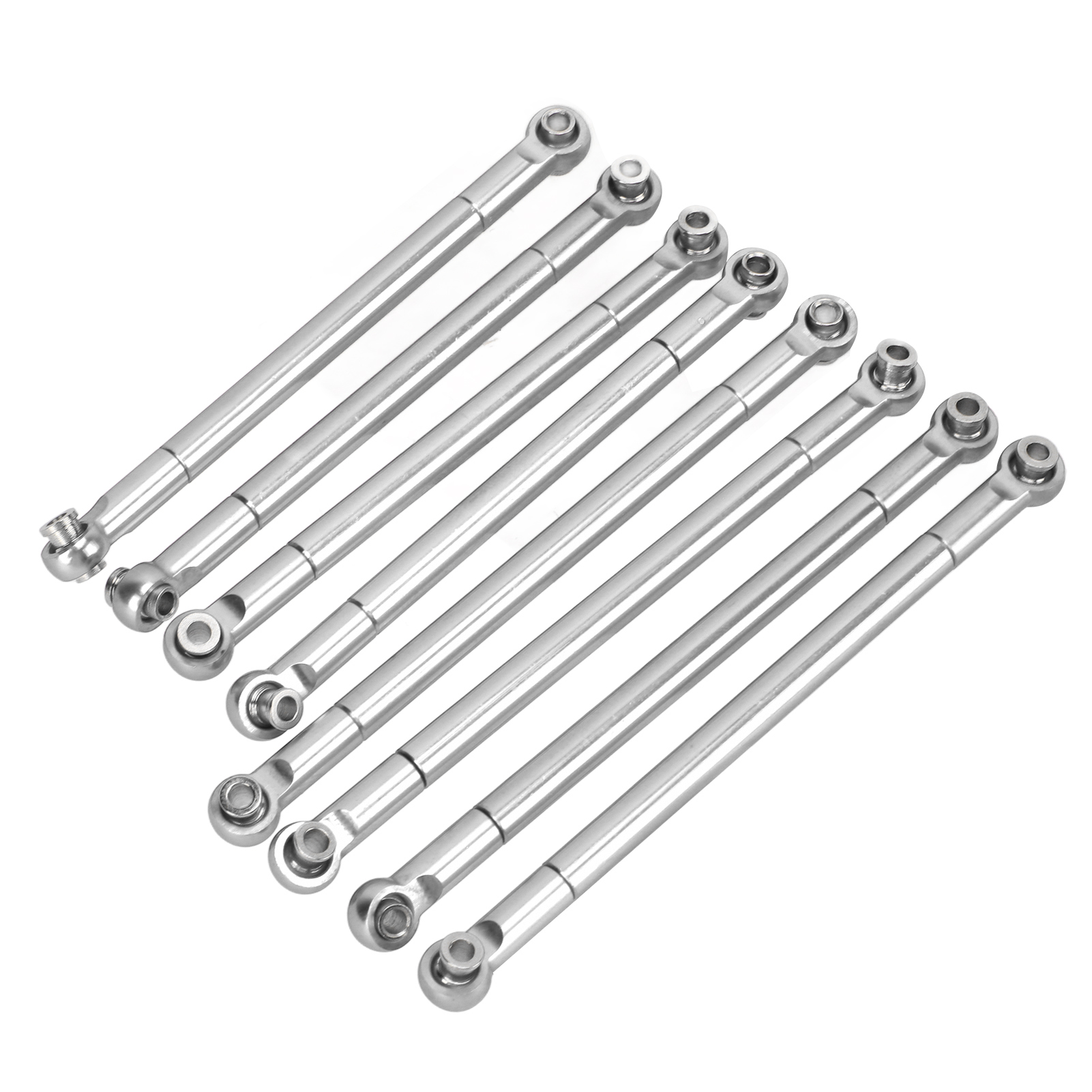 Satz Mit 8 Spurstangen Aus Metall Für Rc-cars Der Mn86-serie (aufrüstbar, Silber)
