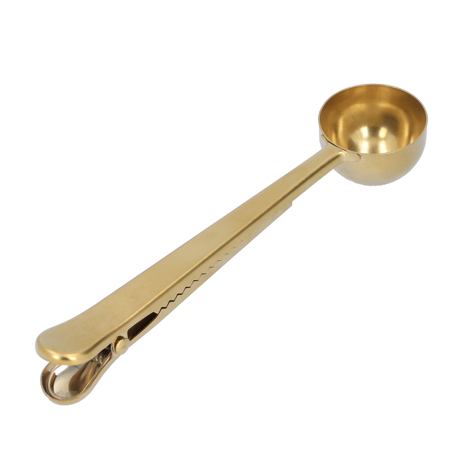 2-in-1 Multifunktions-kaffeelöffel Mit Beutelclip, Kaffeemesslöffel Aus Edelstahl 430