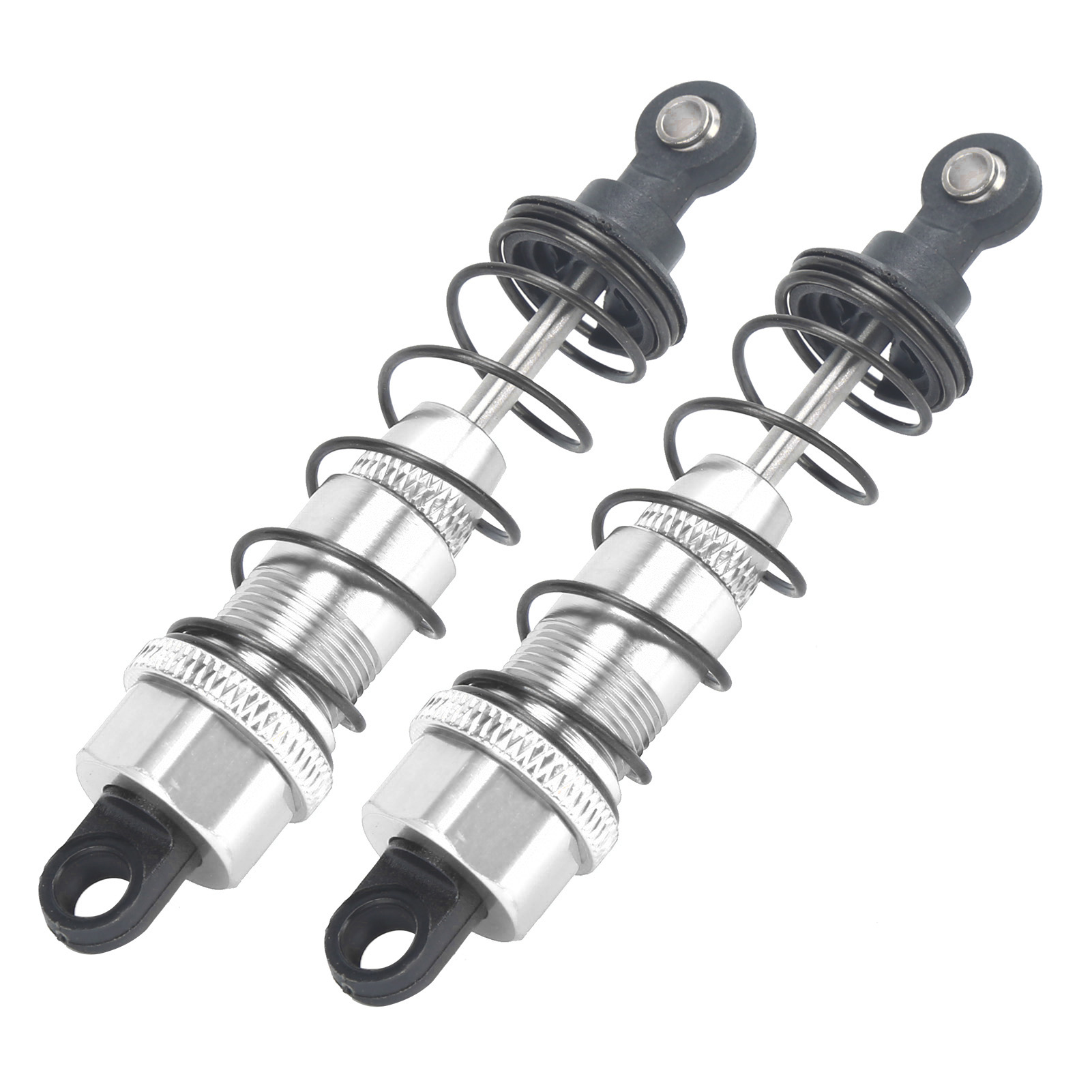 85-mm-stoßdämpferfeder Aus Aluminiumlegierung, Passend Für Traxxas Slash 2wd Rc-cars, Silberfarben