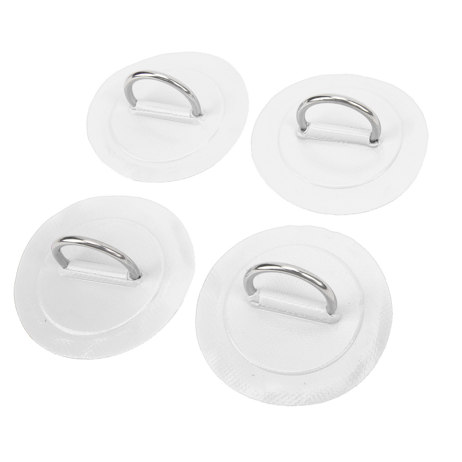 Schutzflicken Für Schlauchboote Aus Pvc, Robustem Edelstahl Für Den Marinebereich, Mit Fester Schnalle (weiß)