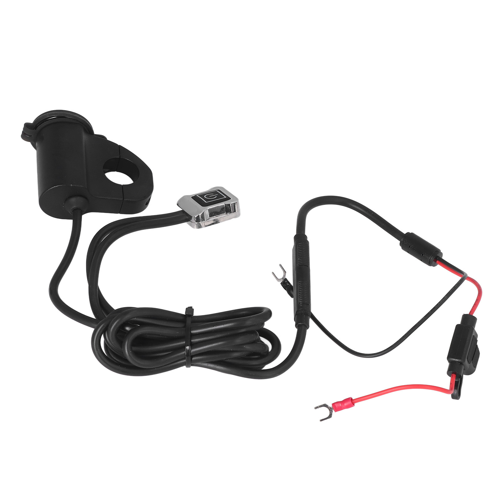 Handy-ladegerät Für Elektrofahrzeuge Und Motorräder, Digitale Spannungsanzeige, Dual-usb-qc3.0-ladegerät Mit Schalter Aus Aluminiumlegierung.