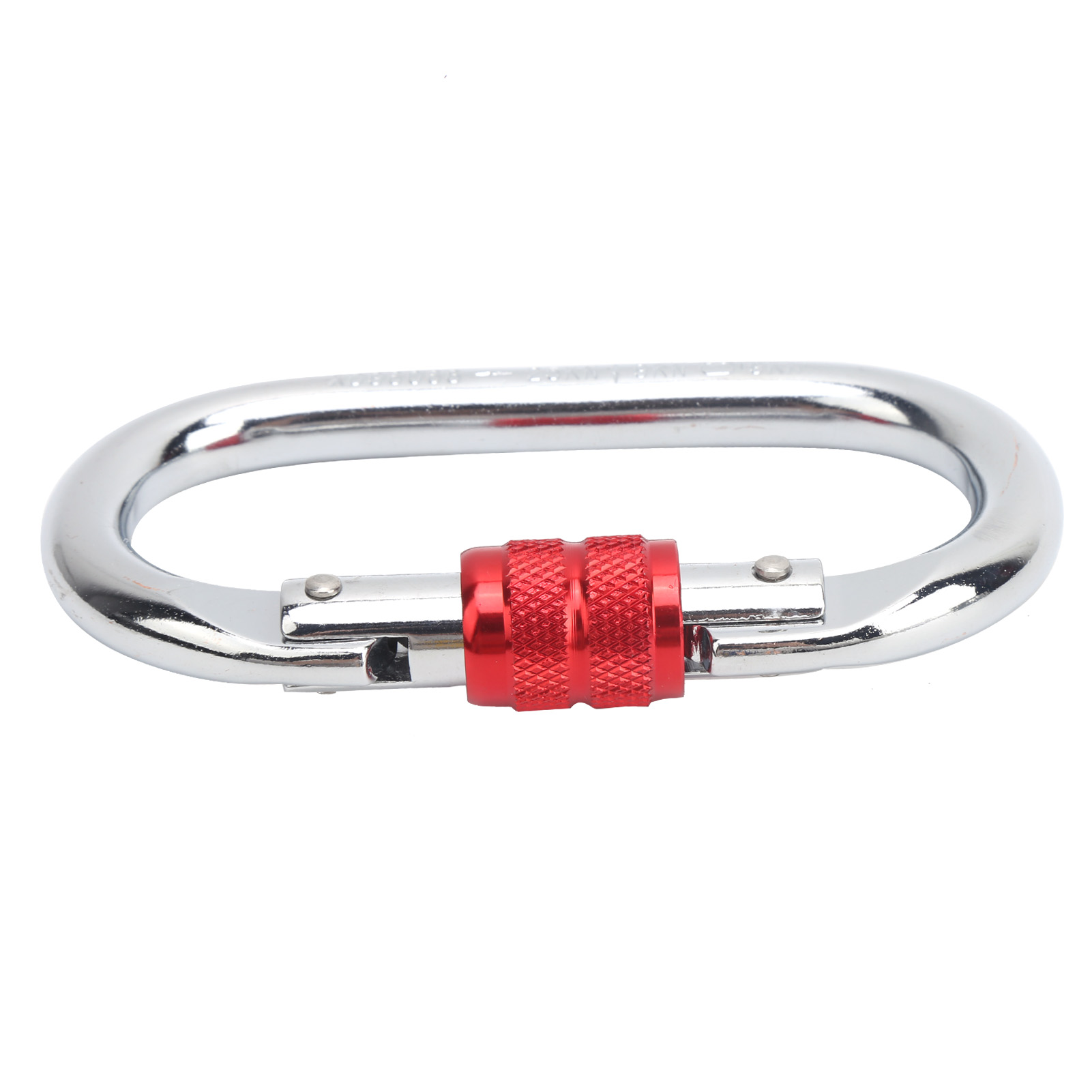Xinda Karabiner Silber Und Rot Outdoor-kletterausrüstung O-typ Sicherheitsverschluss 25 Kn