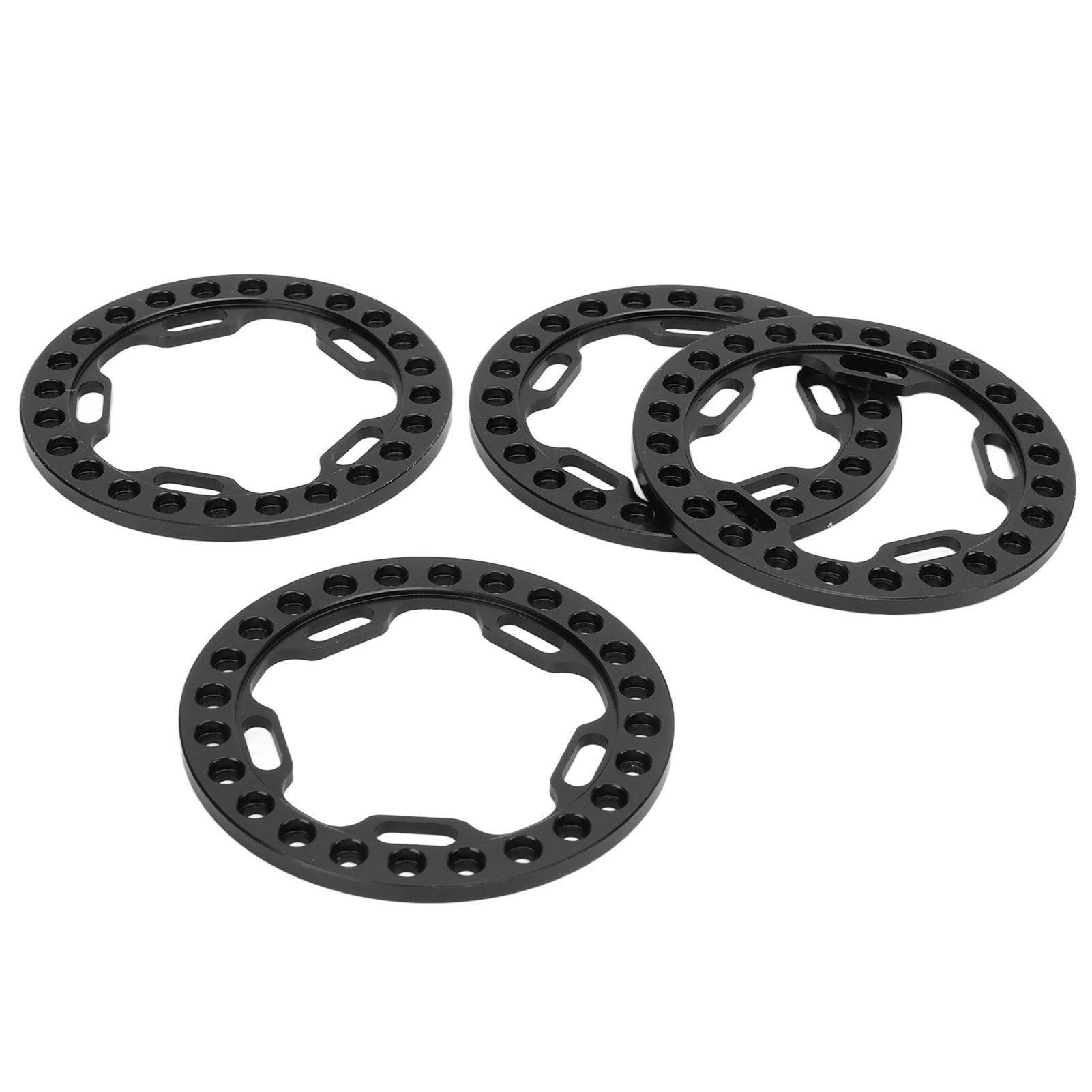 Äußere Sicherungsringe Für 1,9 Zoll (4,8 Cm) Felgen Für 1/10 Rc-autos, Schwarz.