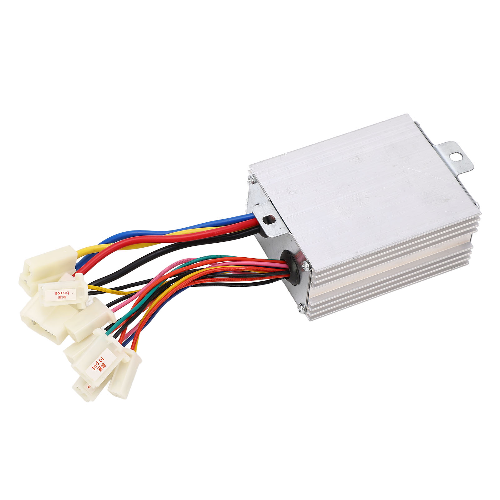 24v 500w Bürstenmotor-controller Für Elektrofahrräder, Aluminium-geschwindigkeitsreglergehäuse Mit Mehrfachem Schutz, Geeignet Für Elektrische Dreiräder.