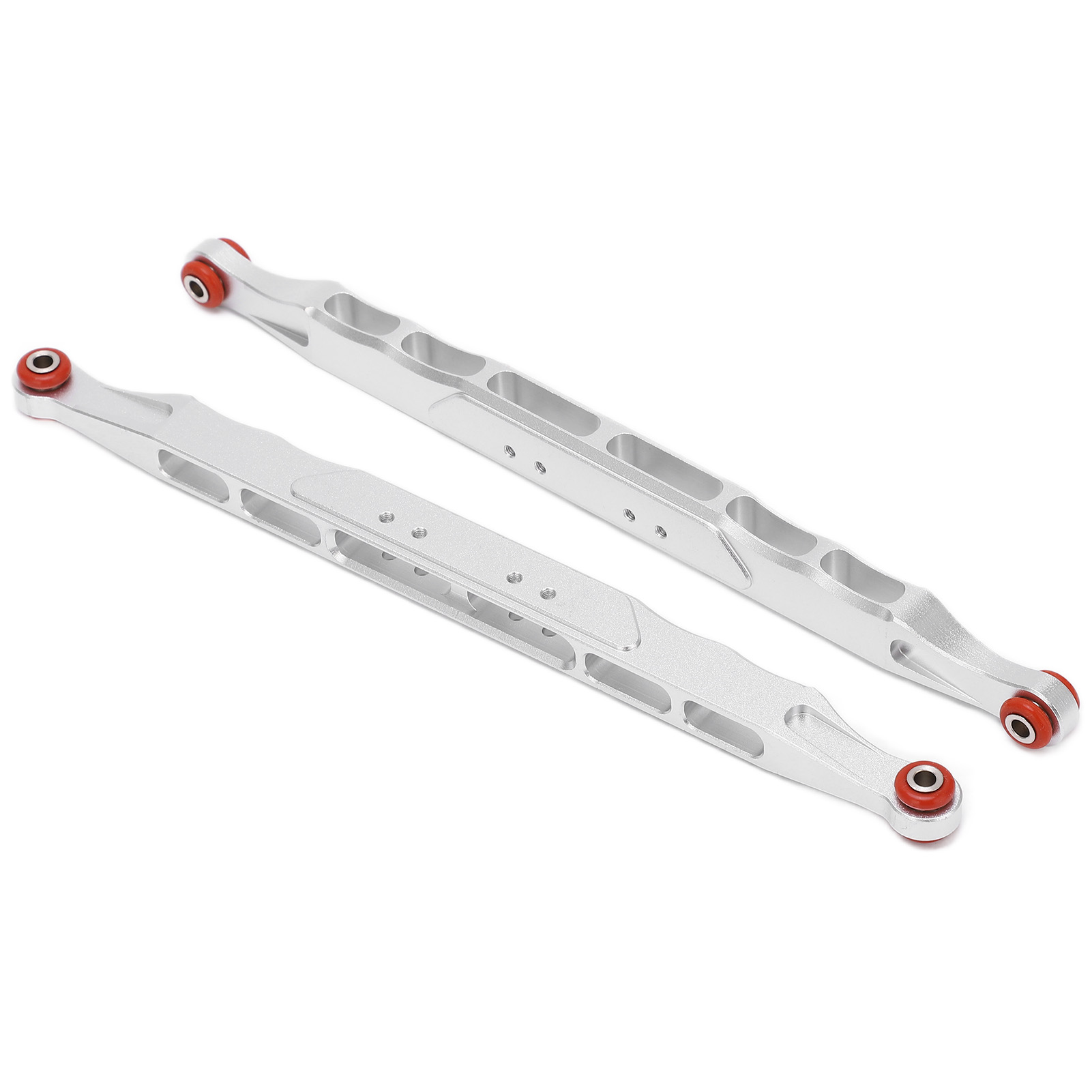 1 Paar Gerade Hinterachs-querlenker Aus Aluminiumlegierung Für Traxxas Udr 1/7 Ferngesteuertes Auto (silber)