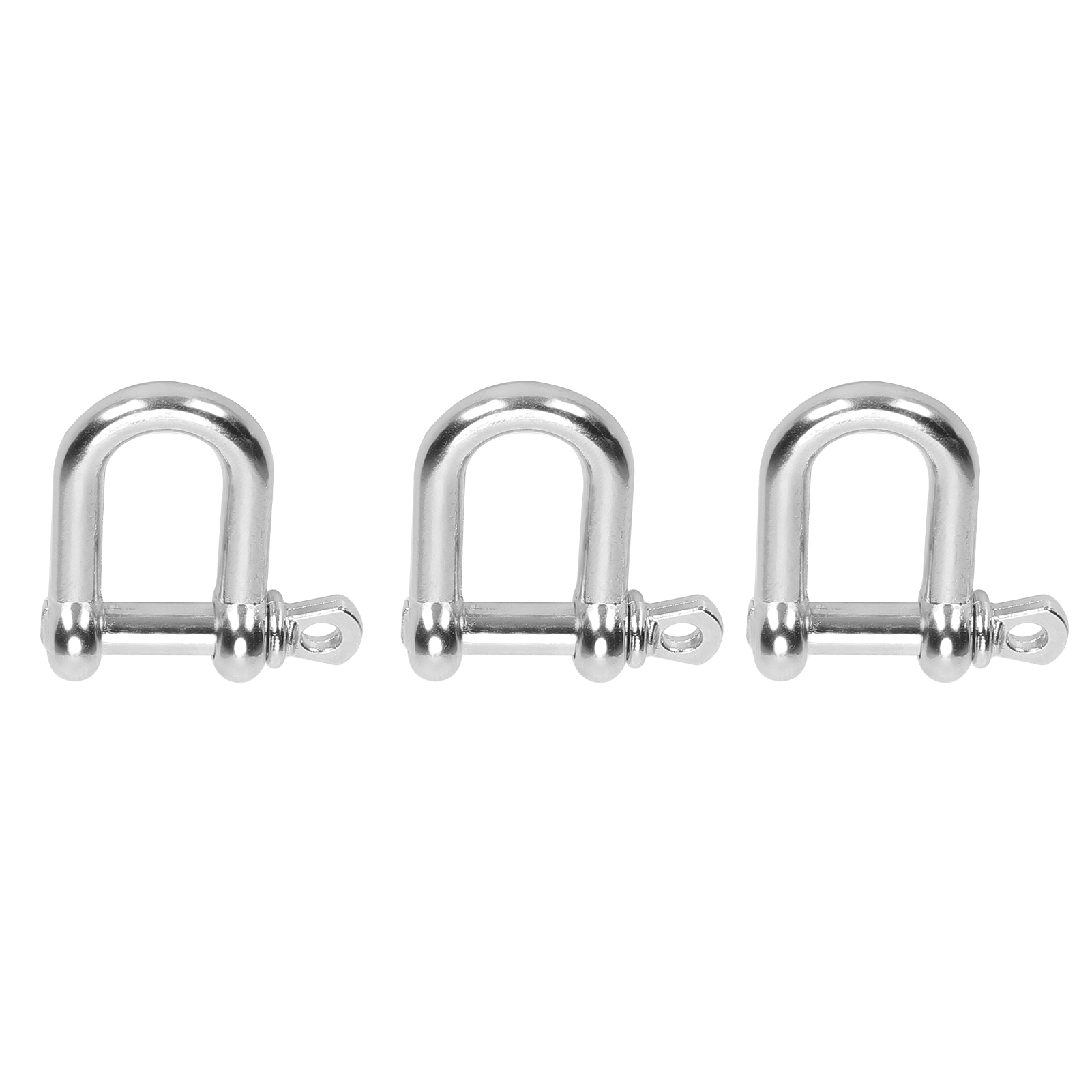 Stück U-förmige Schäkel Aus Zinklegierung Mit D-ring-verschluss Für Paracord-armbänder, Flacher Kopf