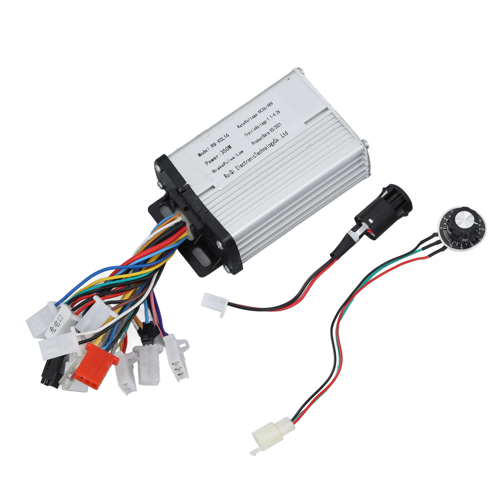 Black Edge 36v/48v 350w Bürstenloser Controller Mit Ein-/ausschalter Und Drehzahlregler
