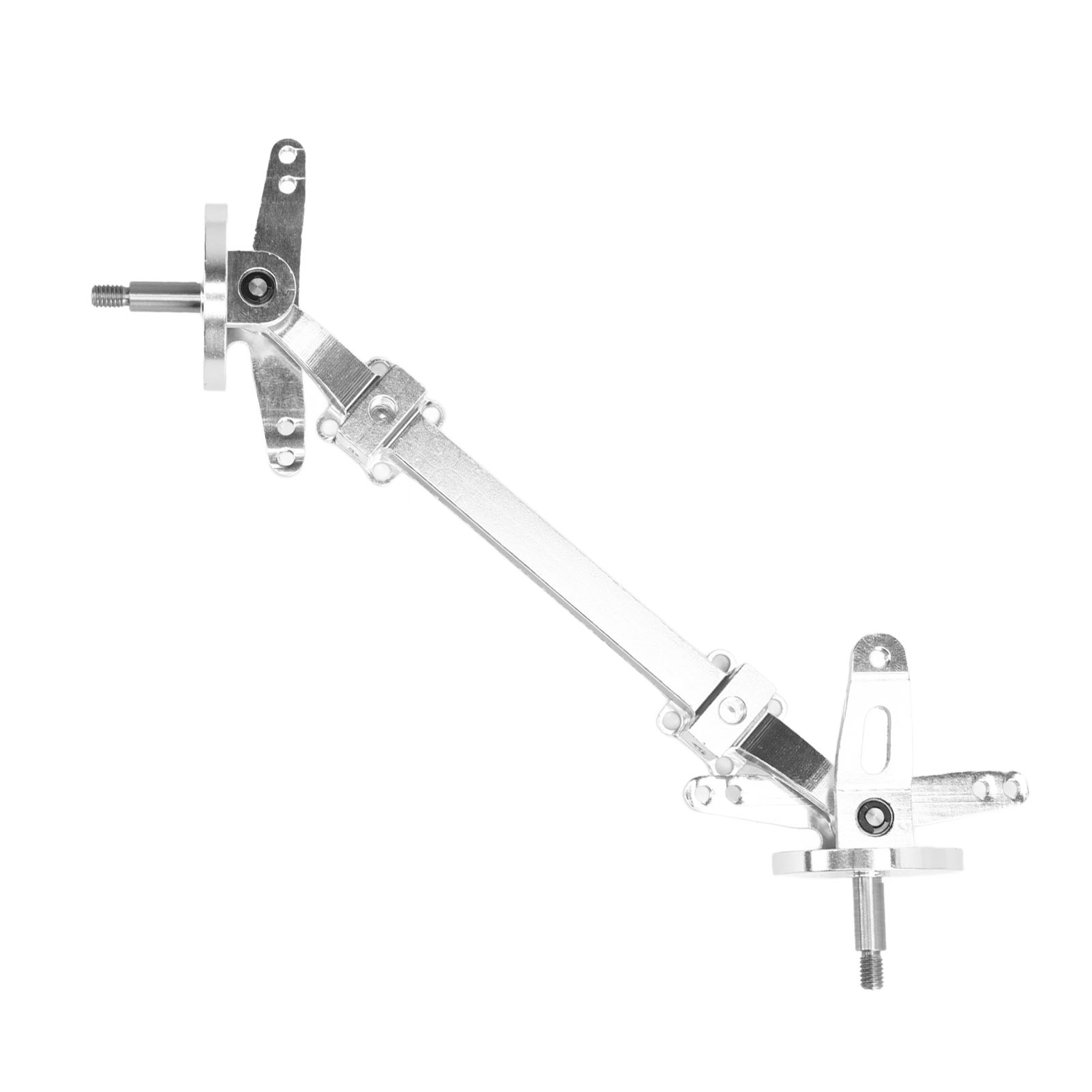 Rc 179-mm-vorderachslenkung, Silberne Aluminiumlegierung, Ersatzteil Für Tamiya Rc-modelle Im Maßstab 1:14