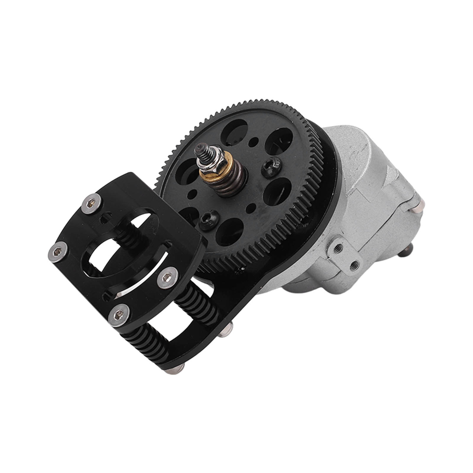 Rc-getriebe Mit Einem Gang, Getriebehalterung Für 4x4 Crawler D90 Ii D110 Silber