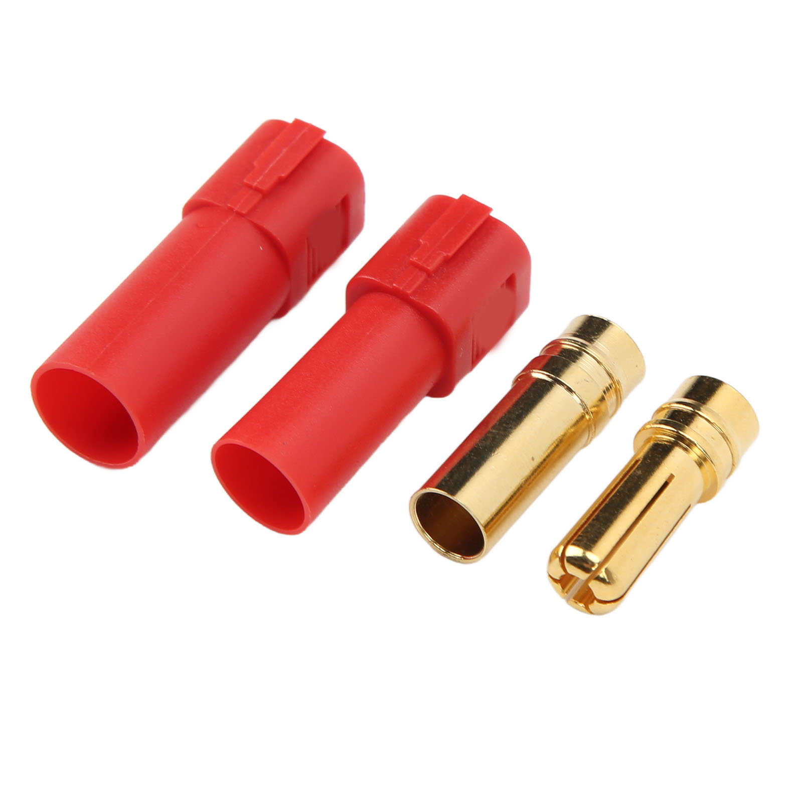 Vergoldete Xt150 Stecker/buchsen Für Lipo-akkus Und Rc-modellautos Und -flugzeuge (rot)