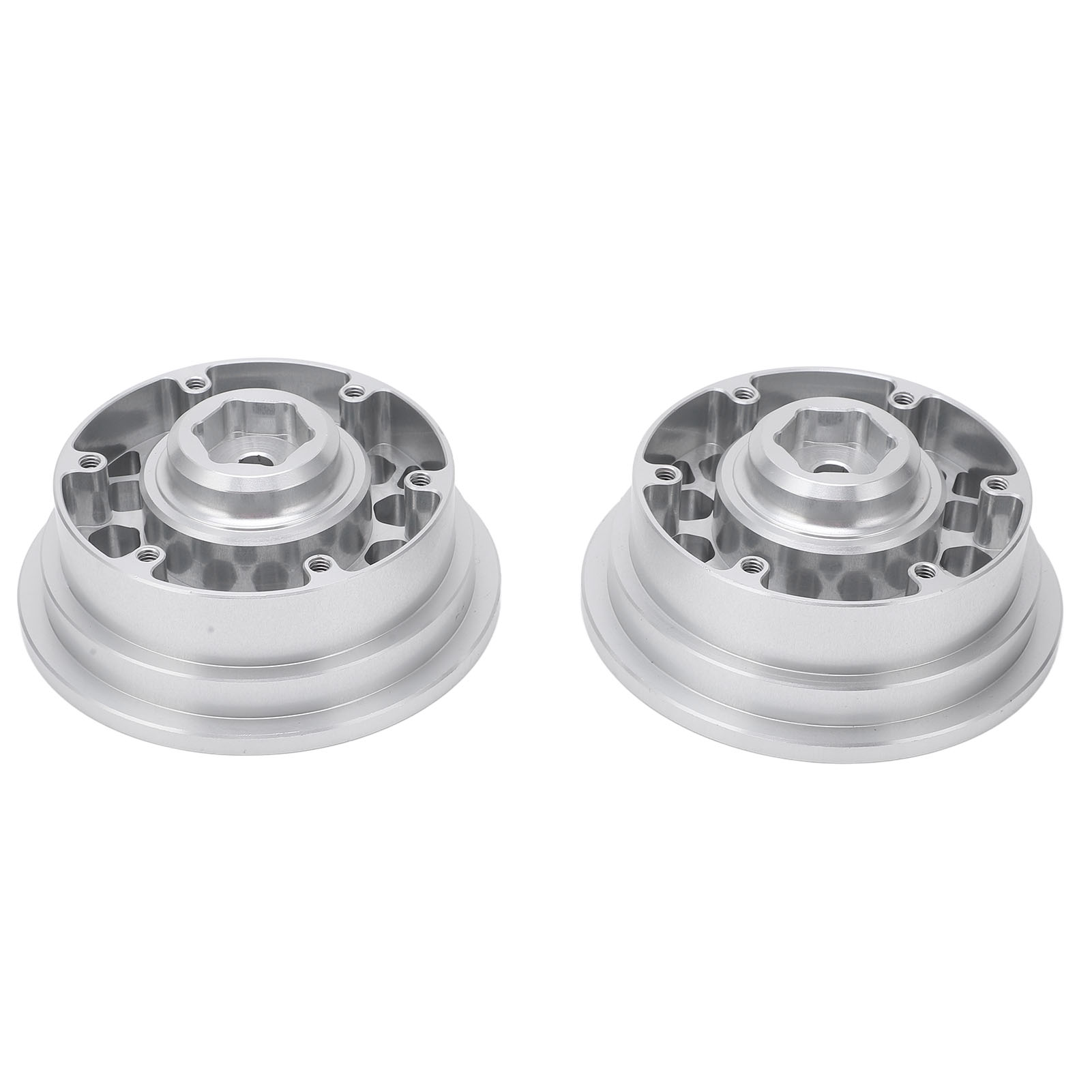 Professionelle Rc-radnabenfelge Aus Aluminiumlegierung Für Axial Scx6 1/6 (silber)