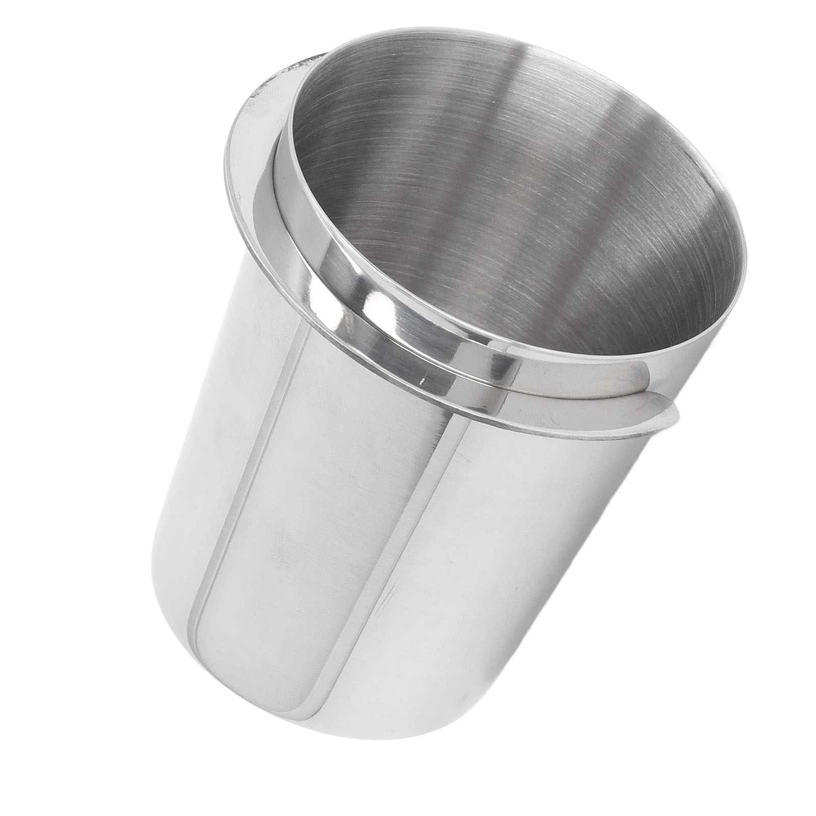58 Mm Kaffeespender Aus Poliertem Edelstahl, Kompatibel Mit Silberfarbenen Kaffeepulver-spendern