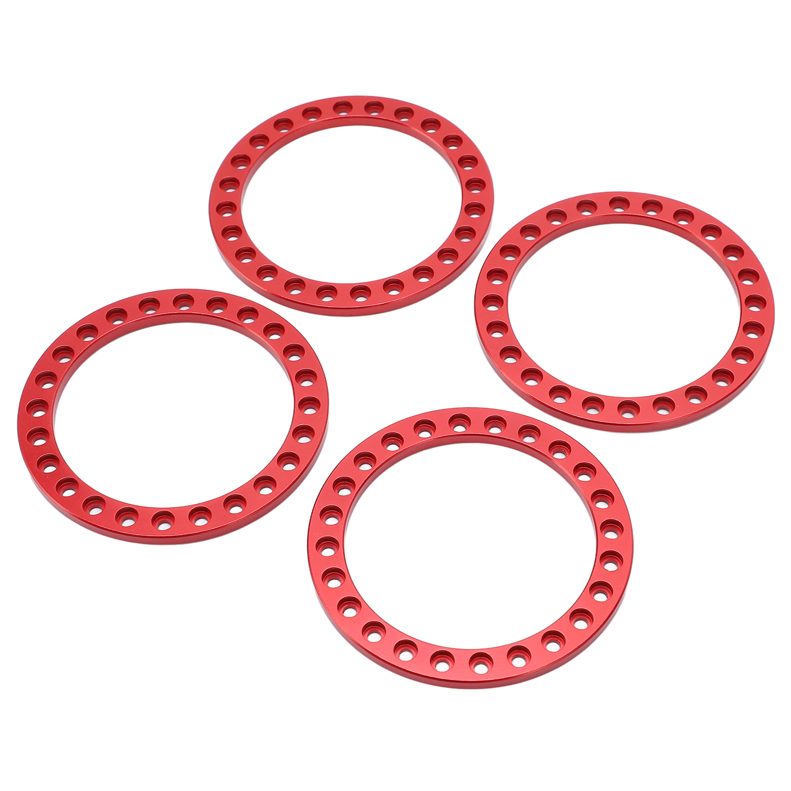 Äußere Felgensicherungsringe Für Räder, Aluminiumfelgen, Außenring, Felge Für 1,9-zoll-vp-radnabe, Rot