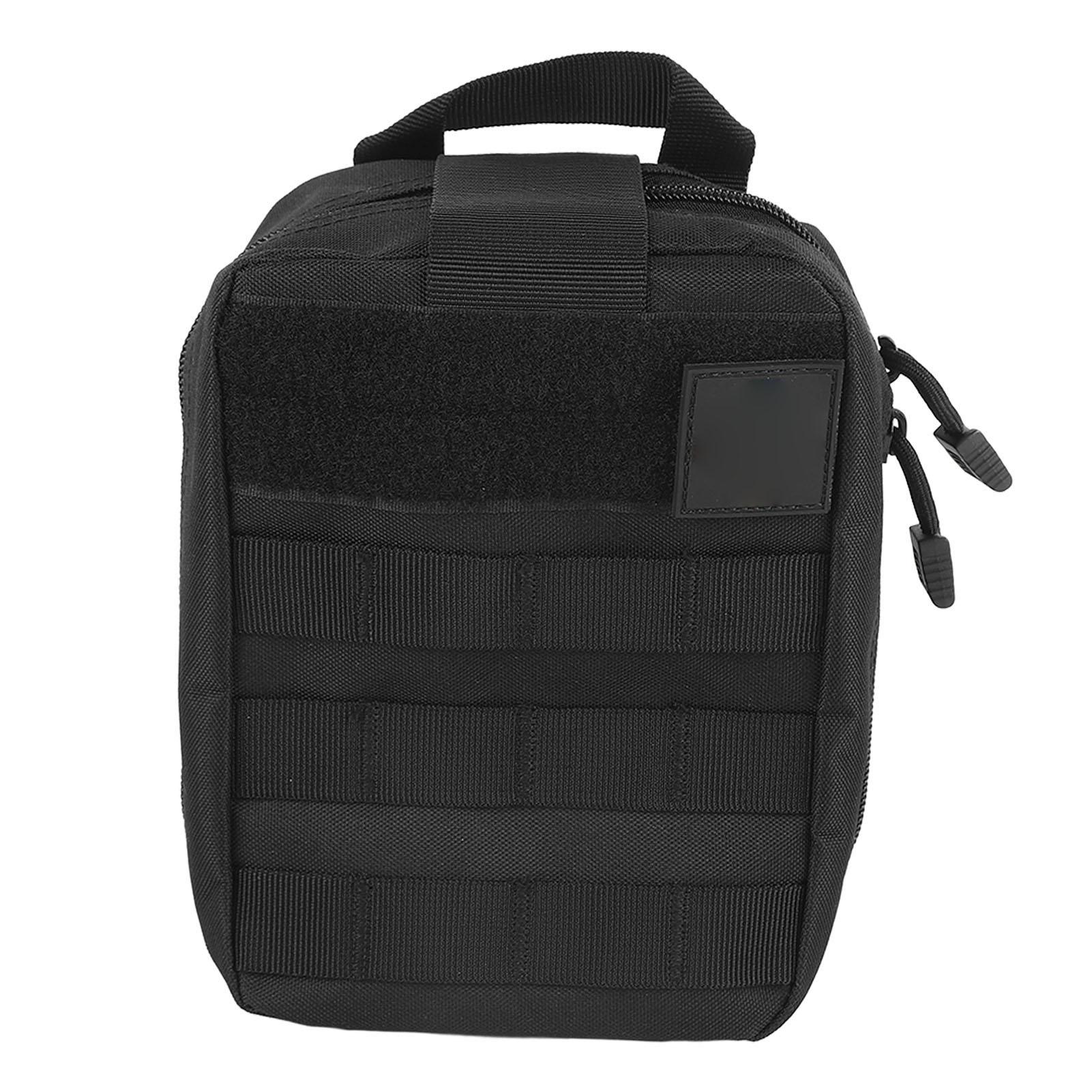Multifunktionale Medizinische Tasche Aus Polyester, Erste-hilfe-tasche, Molle-medizintasche Für Outdoor-abenteuer, Camping, Wandern, Bergsteigen, Reisen, Survival, Schwarz