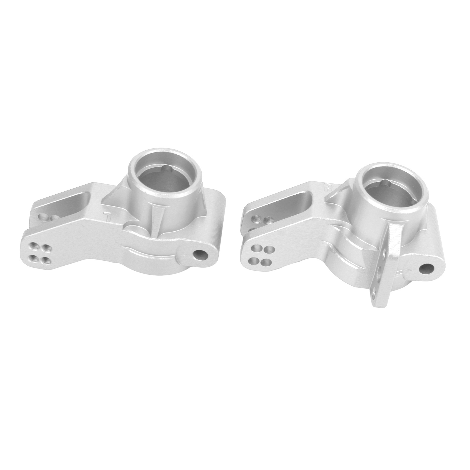Hinterradnabenhalterung Für Rc-modelle, Aus Aluminiumlegierung, Upgrade-zubehör Für Ferngesteuerte Rc-autos, Passend Für Arrma 1/7 Und 1/8 Rc-modelle, Silber.
