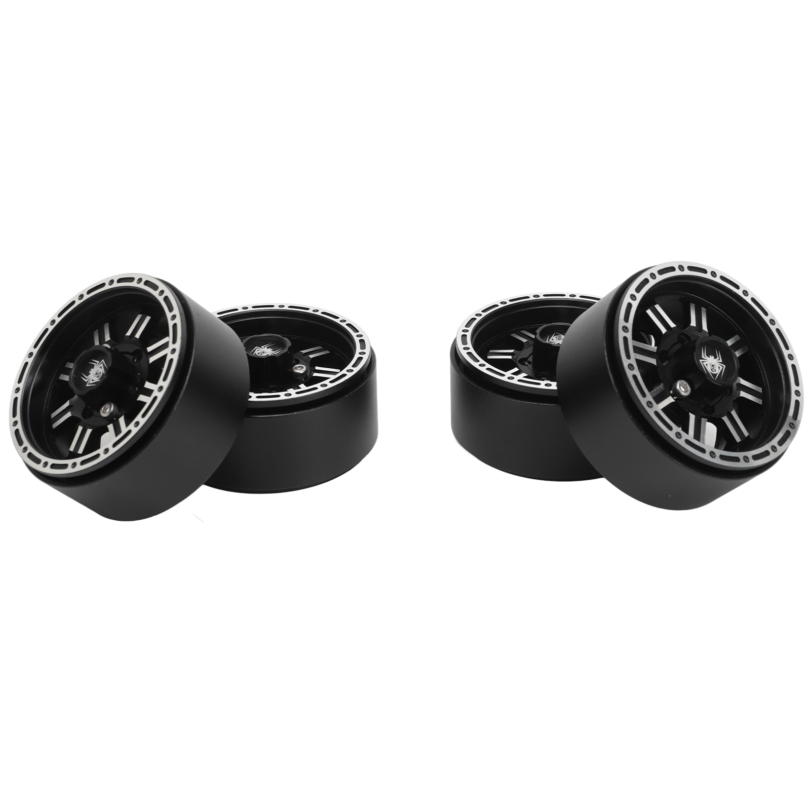 1,9-zoll-fernbedienungsradnabe, Leichtes Cnc-gefrästes Aluminiumlegierungsmaterial, Passend Für Axial Scx10, Silber.