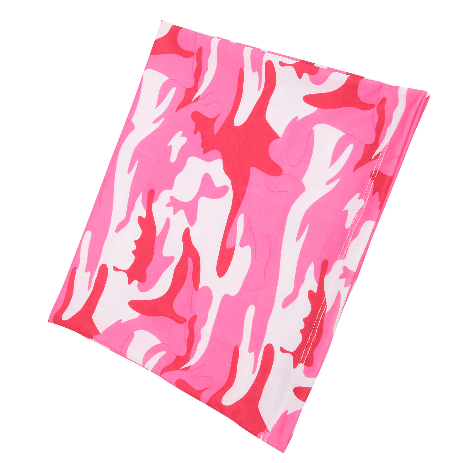 Waschbarer, Weicher Outdoor-schal, Atmungsaktiv, Uv-schutz, Gesichtsmaske, Stirnband, Mehrzweck (rosa-weiß-tarnmuster)