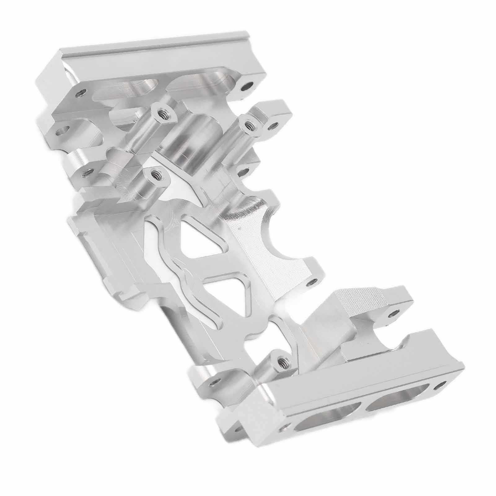 Mittelgroße Chassis-unterfahrschutzplatte Aus Aluminiumlegierung Für Das Getriebe Des Traxxas Trx4 1/10 Rc Crawlers