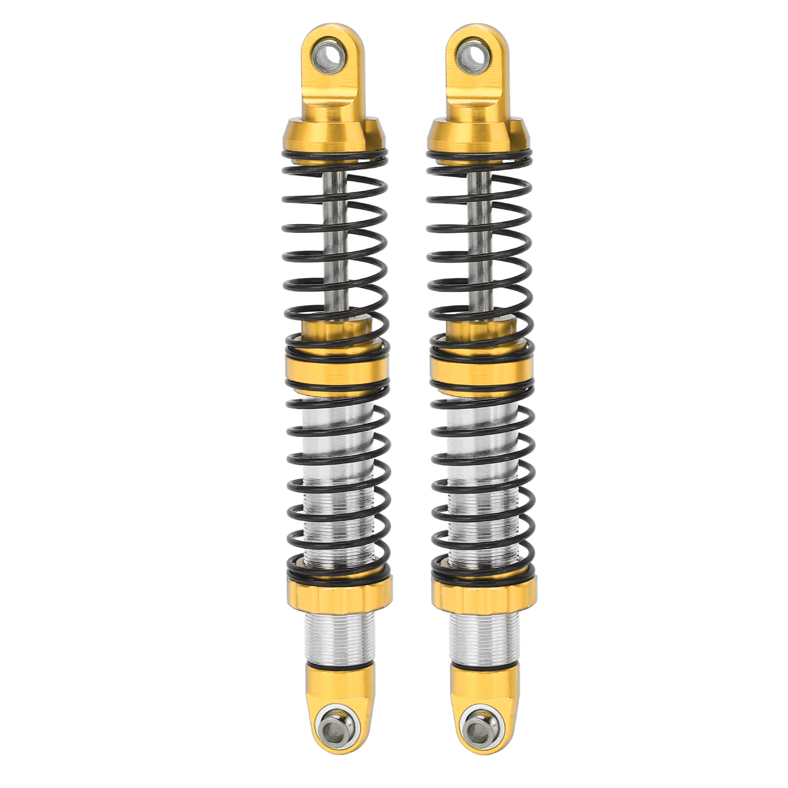 1 Paar 102-mm-stoßdämpfer Aus Metall Für Vorder- Und Hinterachse Für Axial Scx10 1/10 Rc-car (ersatzteile, Gold)