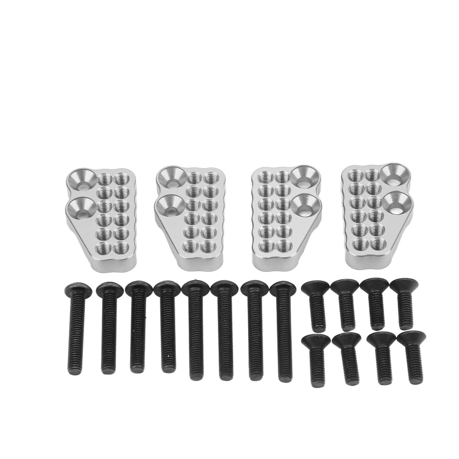 Vorder- Und Hinterachs-stoßdämpfer Aus Porösem Metall, Feste Teilenummern, Für Axial Capra 1.9 Utb Rc-car Axi03004 (silber)