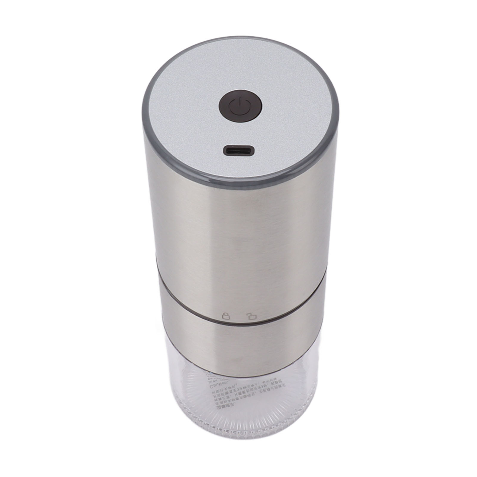 Elektrische Kaffeemühle, Feine Und Grobe Mahlgradeinstellung, Automatisch, Usb-ladefunktion, Tragbar Und Kabellos, 110 Ml, Silber