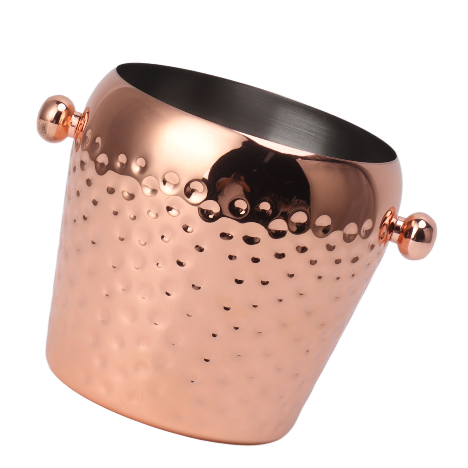 Eisbehälter Aus Edelstahl, Mini-isolierbehälter Für Bar, Wein, Champagner, 1 L, Roségold