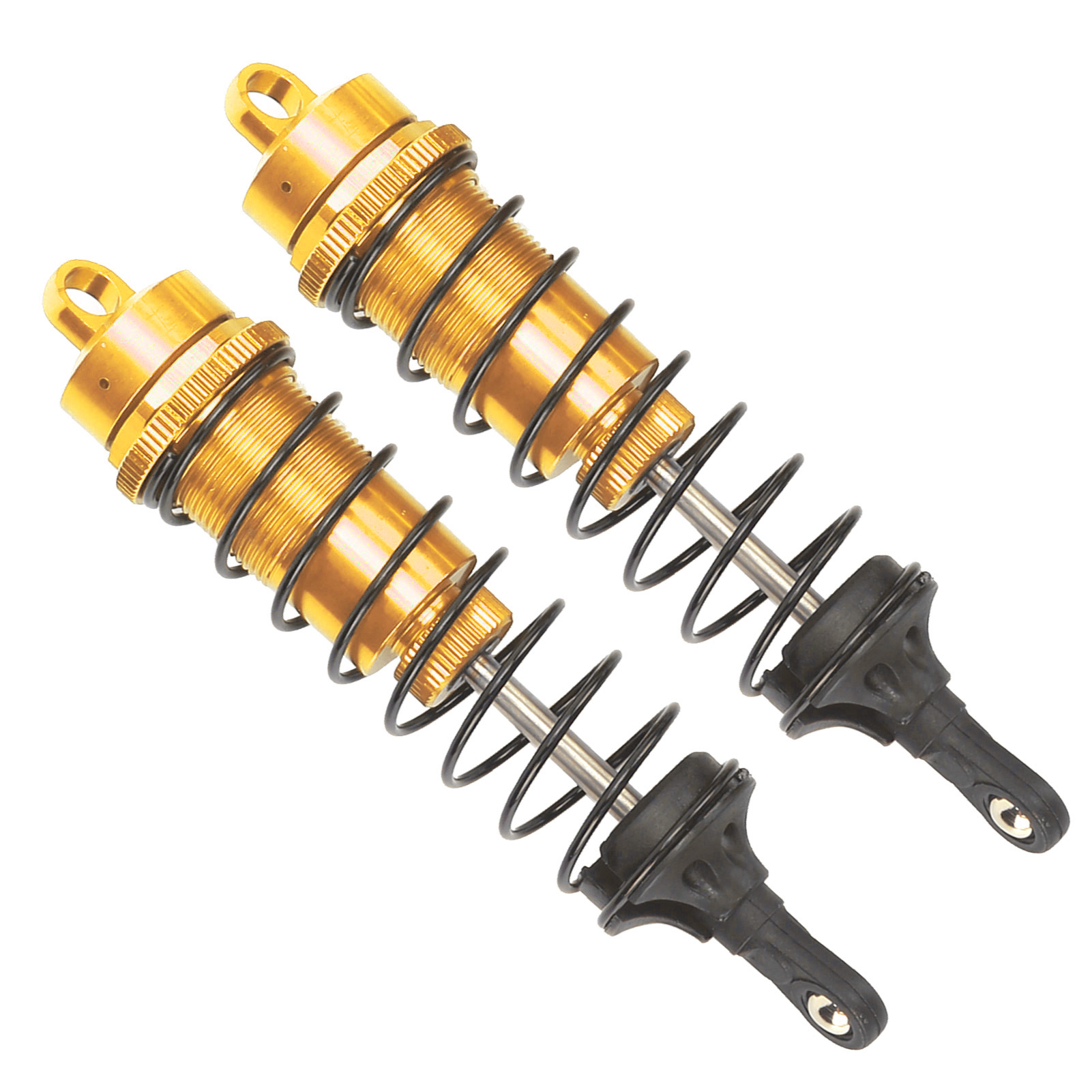 F81004 Stoßdämpferfeder Aus Aluminiumlegierung, 125 Mm, Für Traxxas Slash 2wd Rc-car, Goldfarben
