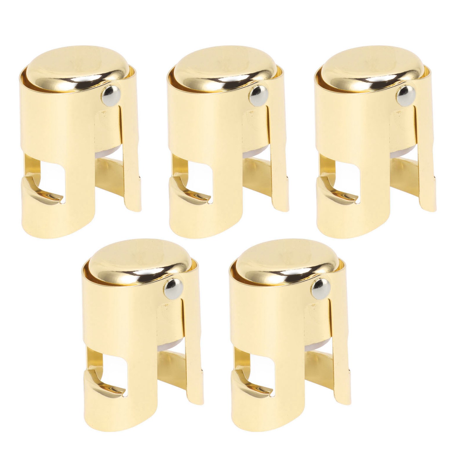 Wiederverwendbarer Champagnerflaschenverschluss Aus Edelstahl, Gold