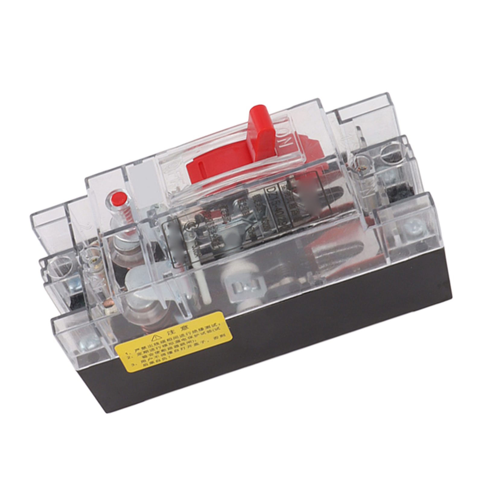 Feuerfester Schalter, Transparentes Polycarbonatgehäuse, Kupferleiter, 220 V, 2-polig, 40 A