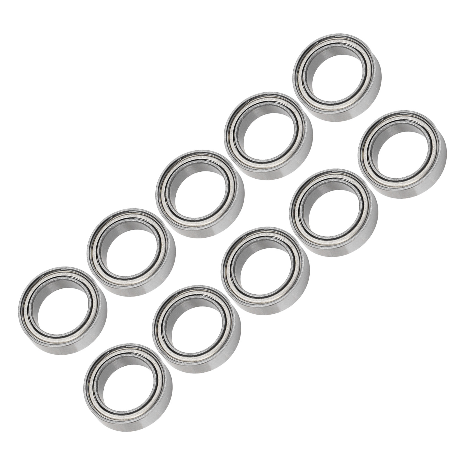 10-teiliges Rc-kugellager-set Aus Reibungsarmem Hochgeschwindigkeitsstahl Mit Versilberten Metallabdeckungen Für Zd Racing