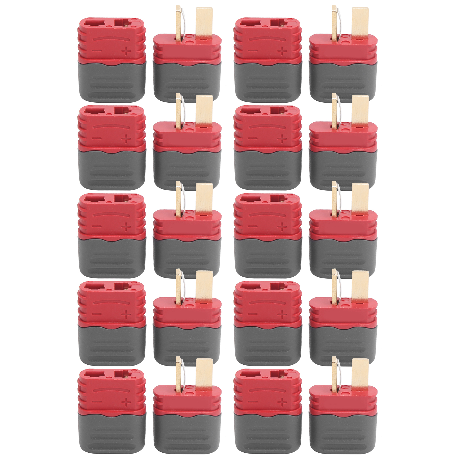 10er-set Rc-anschlussadapter T-stecker (männlich/weiblich) Mit Schutzgehäuse Für Ferngesteuerte Autos Und Flugzeugmodelle
