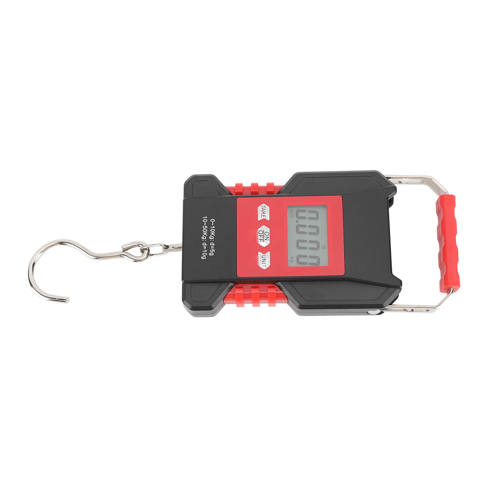 Digitale Fischwaage Bis 110 Lb Mit Hintergrundbeleuchtetem Lcd-bildschirm, Usb-aufladung Und Inklusive Maßband, Ideal Für Reisen.